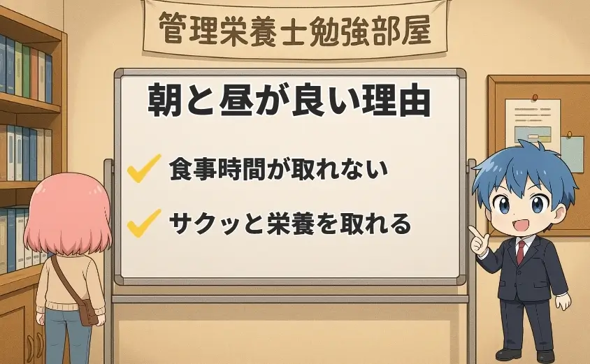 ベースブレッドでの置き換えは朝か昼がおすすめ