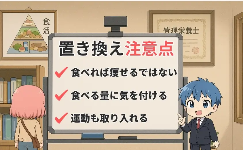 ベースブレッドに置き換える際の注意点